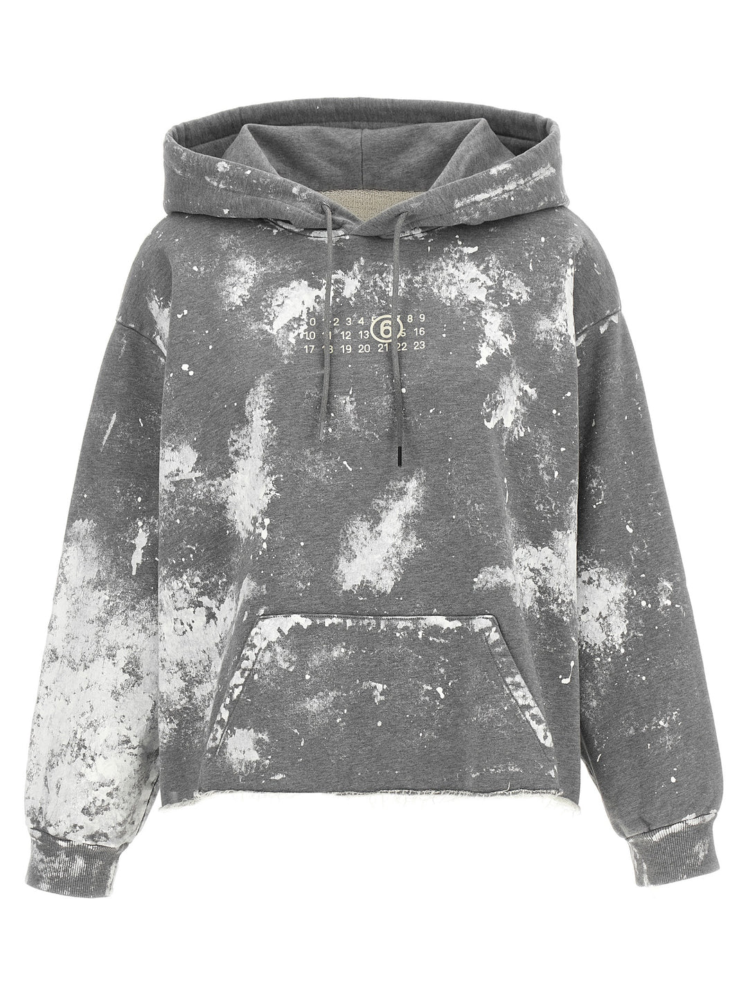 Mm6 Maison Margiela Numeric Signature Mm6 Felpe - Grigio | 5dedf9fa3994c1ddc6b66045c2ad76b024ac8af6