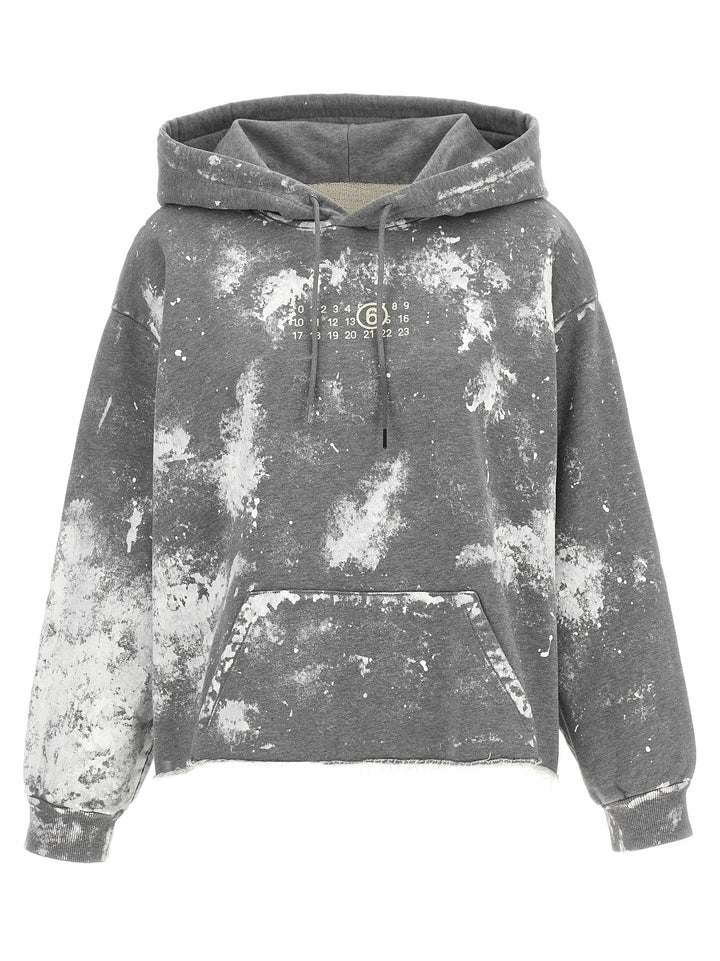 Mm6 Maison Margiela Numeric Signature Mm6 Felpe - Grigio | 5dedf9fa3994c1ddc6b66045c2ad76b024ac8af6