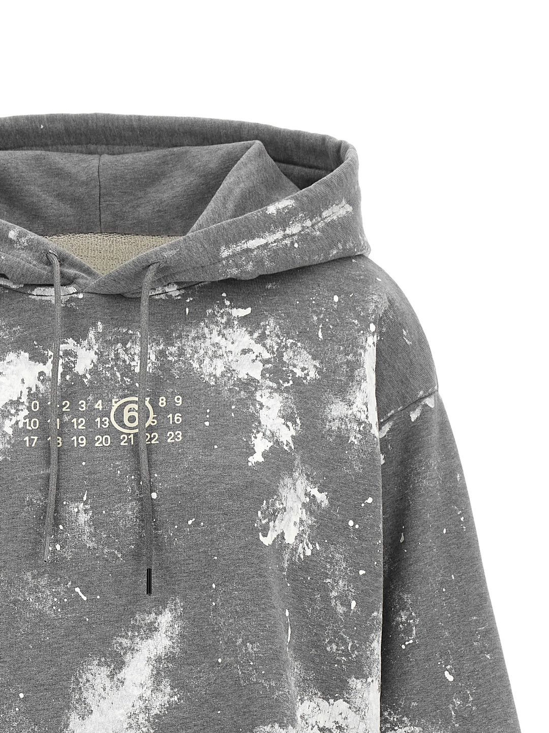 Mm6 Maison Margiela Numeric Signature Mm6 Felpe - Grigio | f67ab00f7e151c09d06c2f39b052220625829293