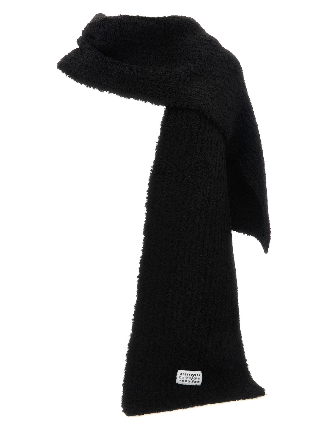 Mm6 Maison Margiela Numeric Signature Mm6 Sciarpe - Nero | 485b2484ac168b11d9d60806a7f7e50a77494213