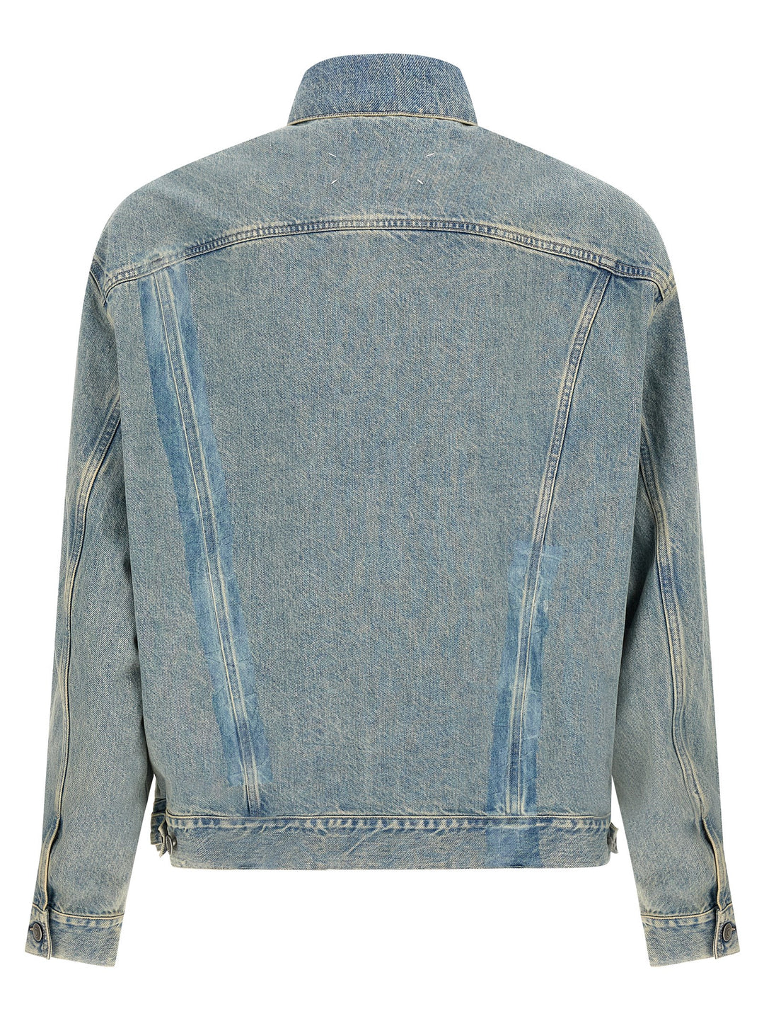 Maison Margiela Taped Puffer Jackets - Blu | e470354510ba0290d952317ebfe812b3ff786bdf