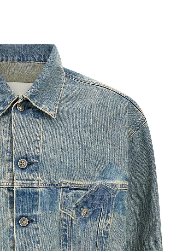 Maison Margiela Taped Puffer Jackets - Blu | e175e15142f37f265b82c8ab33957ff767d698bb
