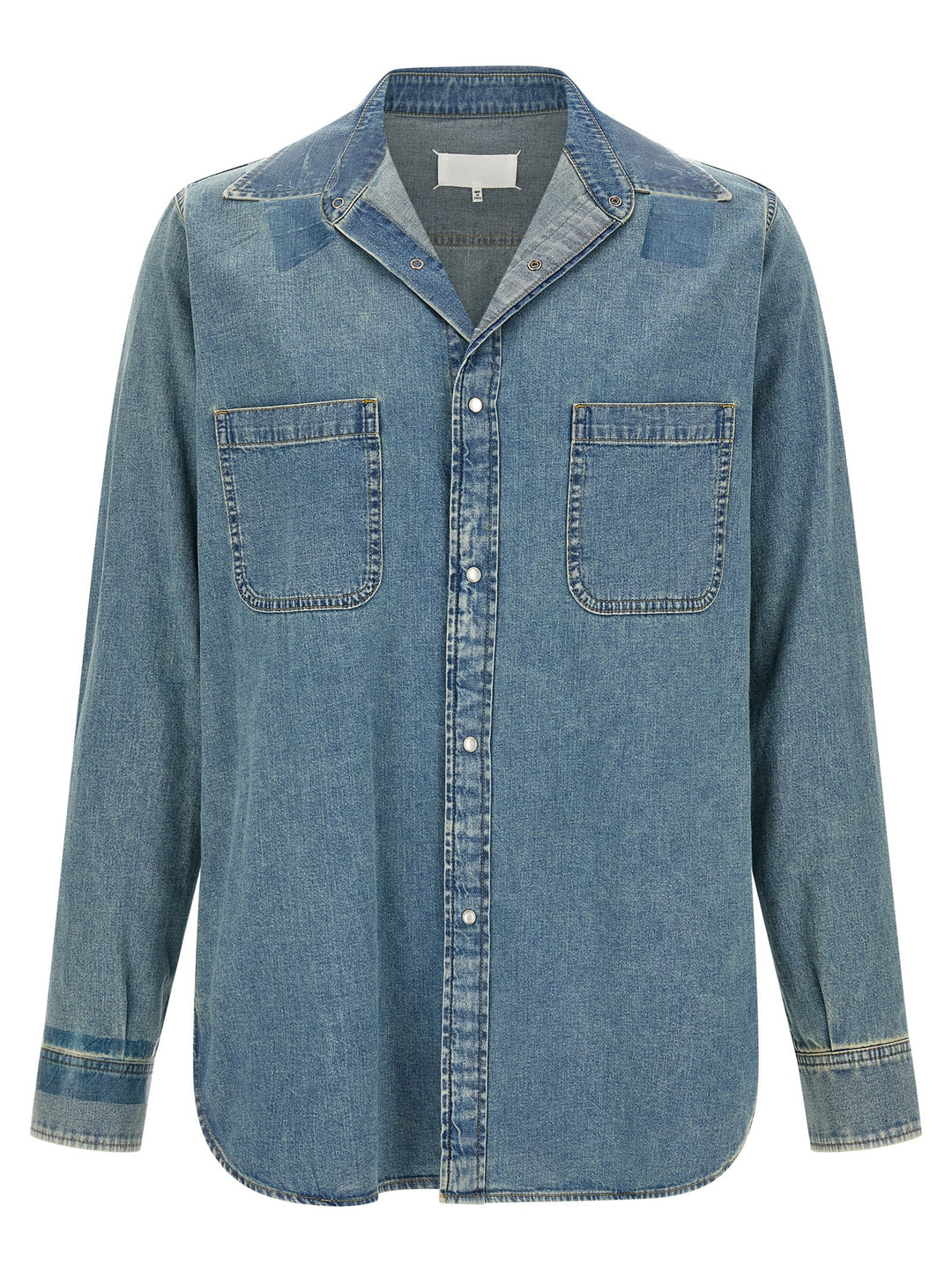 Maison Margiela Taped Camicie - Blu | 1da22f985778d0883db6ebdd63ff34d043ca0ec4