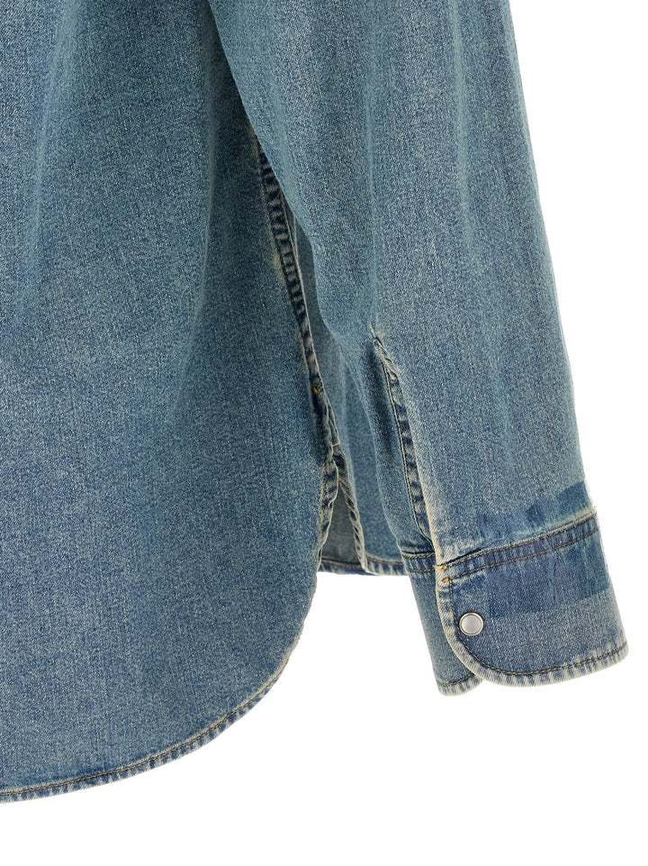 Maison Margiela Taped Camicie - Blu | f7a884bb55bfe7242a60deeca29f77d82375d208