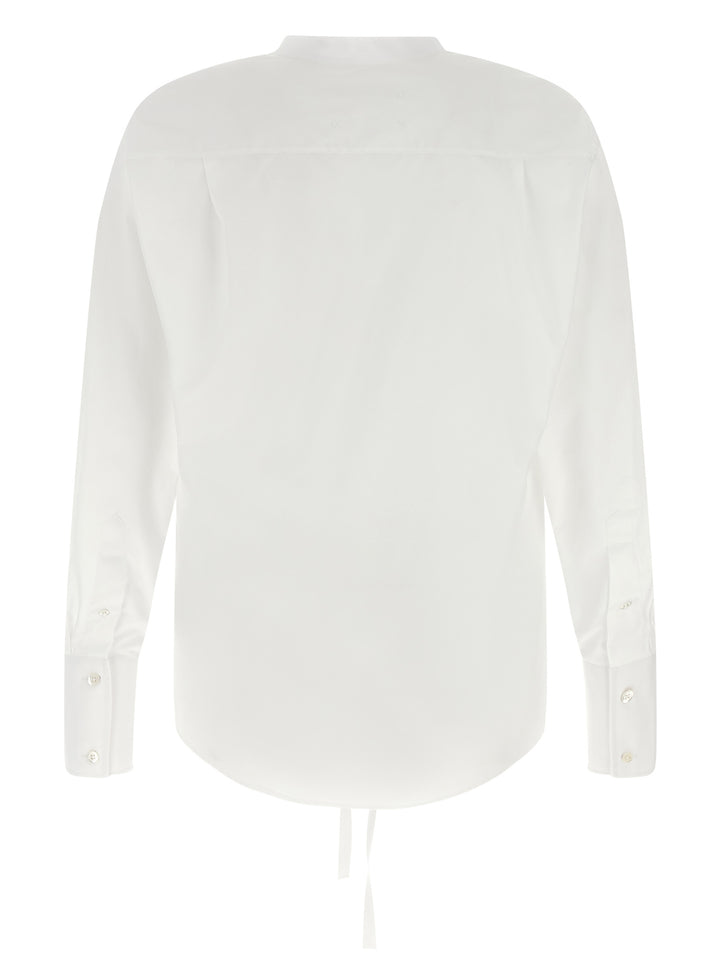 Maison Margiela Raw Cut Hem Shirt Camicie - Bianco | f8947a60844a116c974e2cda7f1f8301bb58994e