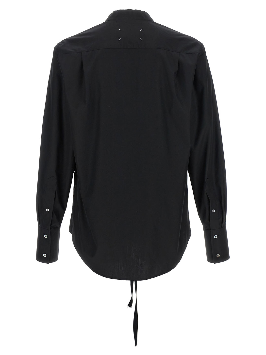 Maison Margiela Raw Cut Hem Shirt Camicie - Nero | ef00f2c373ce14436592f17cafa415020ed2c0f3