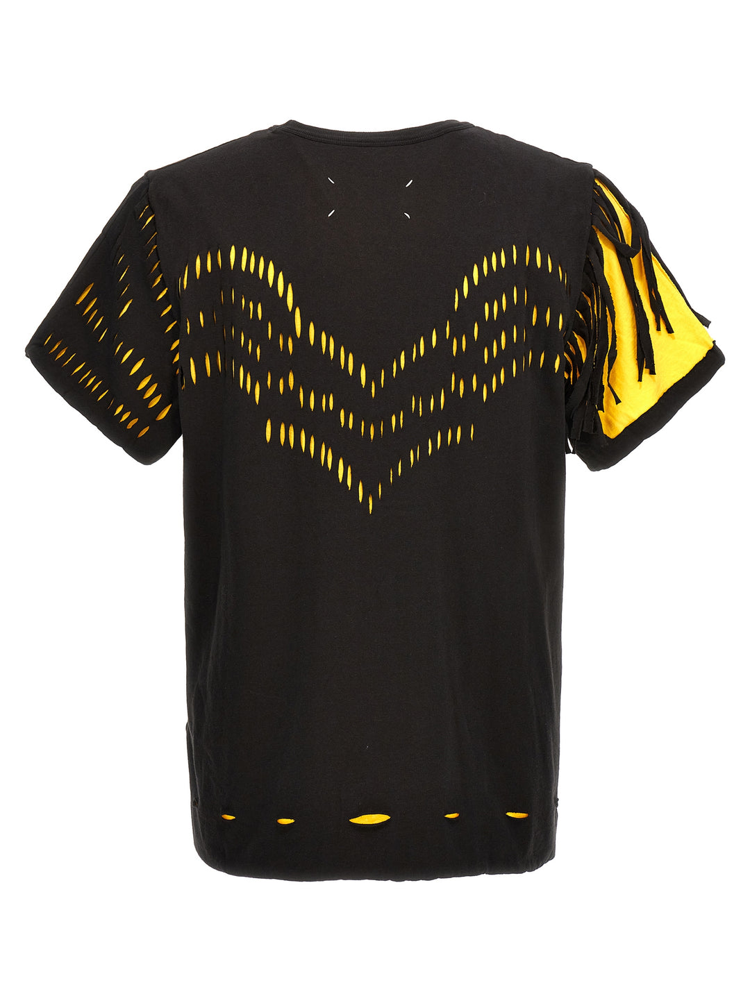 Maison Margiela Double Layer T shirt - Giallo | 35f0b550334cd61d1538937db6cd2ec9ad51318e