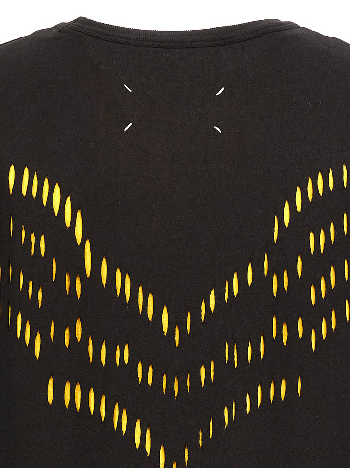 Maison Margiela Double Layer T shirt - Giallo | 0f5834c09d7bde9622814566f3384e1e1987e812