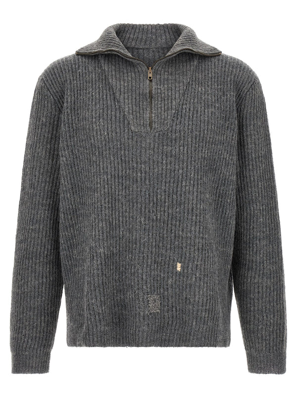 Mending Sweater Maglioni Grigio
