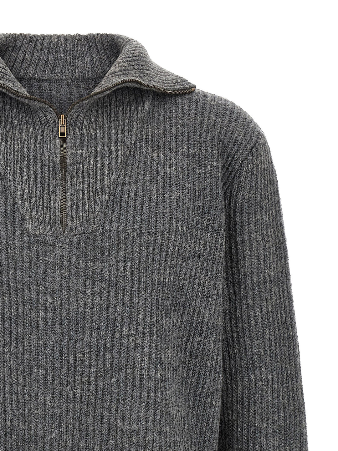 Maison Margiela Mending Sweater Maglioni - Grigio | 9d2e9ef7053a83acc772075dd877ffe24616879c