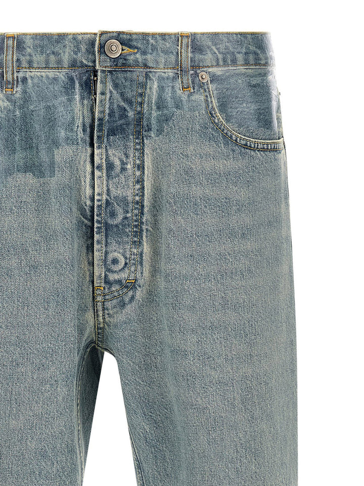 Maison Margiela Taped Jeans - Blu | 176147ea2efac42c1ef75b70243e72e59606b40c