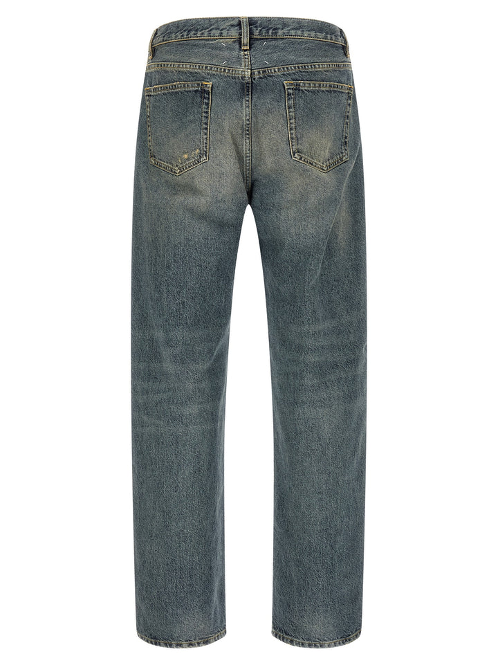 Maison Margiela Distressed Jeans - Celeste | fa749ea33e8280d731d0ec39645c734bff15aa89