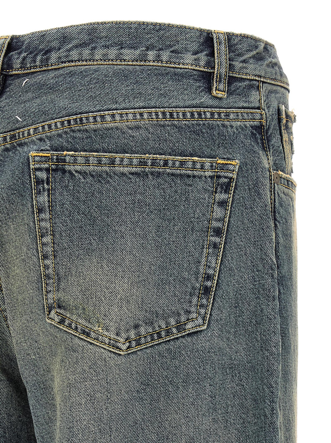 Maison Margiela Distressed Jeans - Celeste | e2c2fc4730ac6c6da77601c7f39ffd541c288382