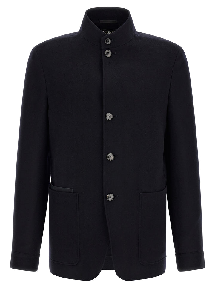 Zegna Il Conte Puffer Jackets - Blu | 9caa6c9d2fa420165f8b1af583e174915e18b5b7