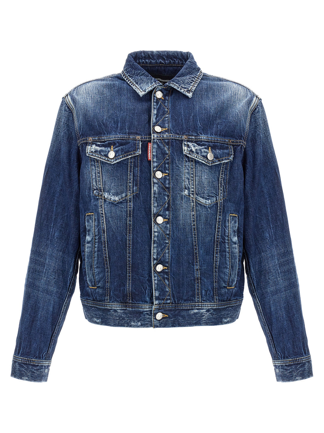 Dsquared2 Be Cool Be Nice Wash L.A. Puffer Jackets - Blu | 42cc3c463acaabdf353dc797ad3e3da4542c883d