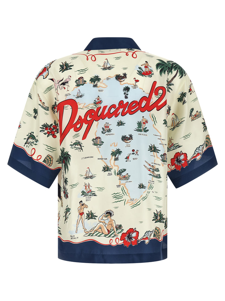 Dsquared2 Aloha Souvenir Camicie - Multicolor | 5803c6efd1b881e75a8832b0273369e97f348327