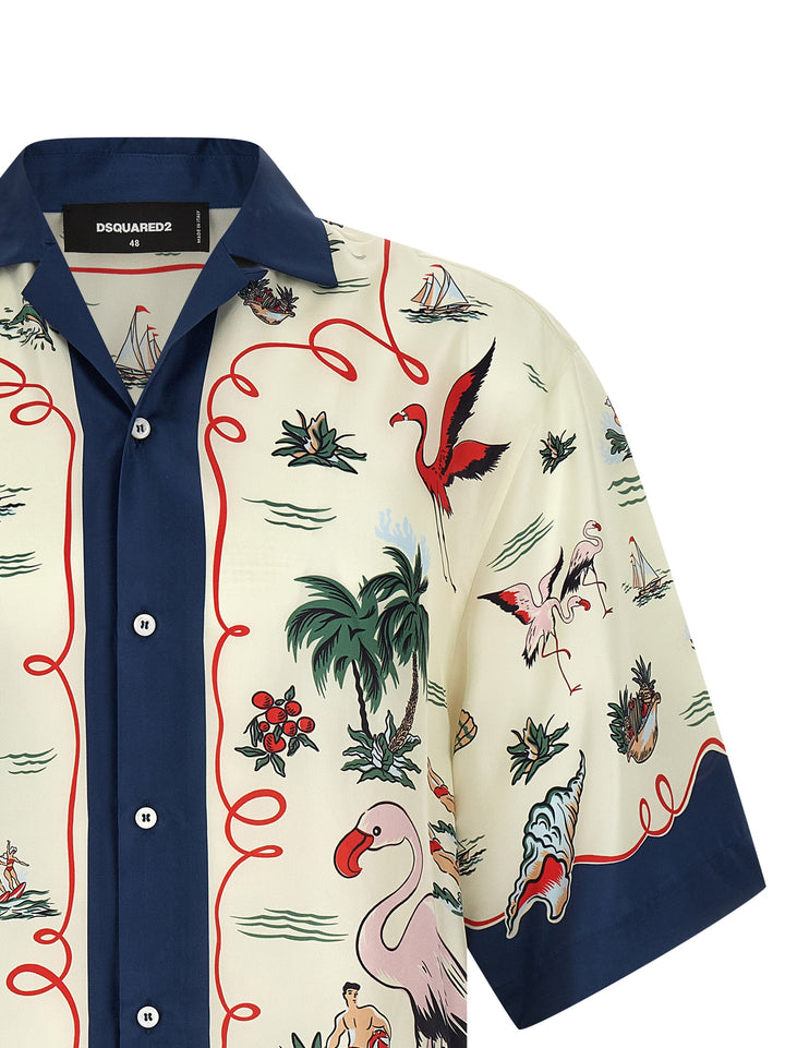Dsquared2 Aloha Souvenir Camicie - Multicolor | 38b2df03bedefb38c1d51600ccb5358249a78dfb