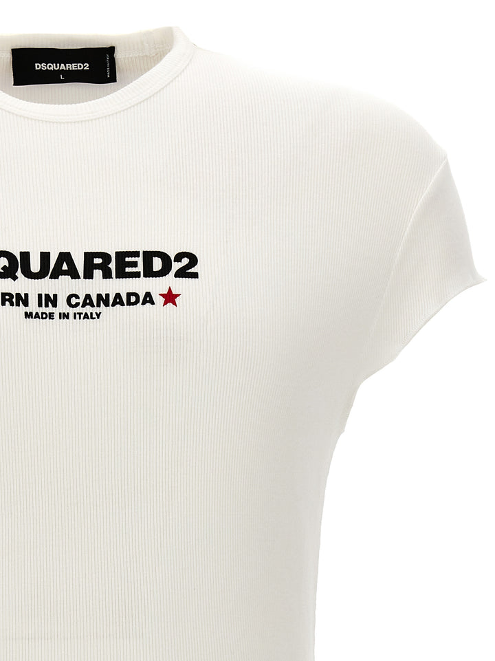 Porn In Canada T Shirt Bianco
