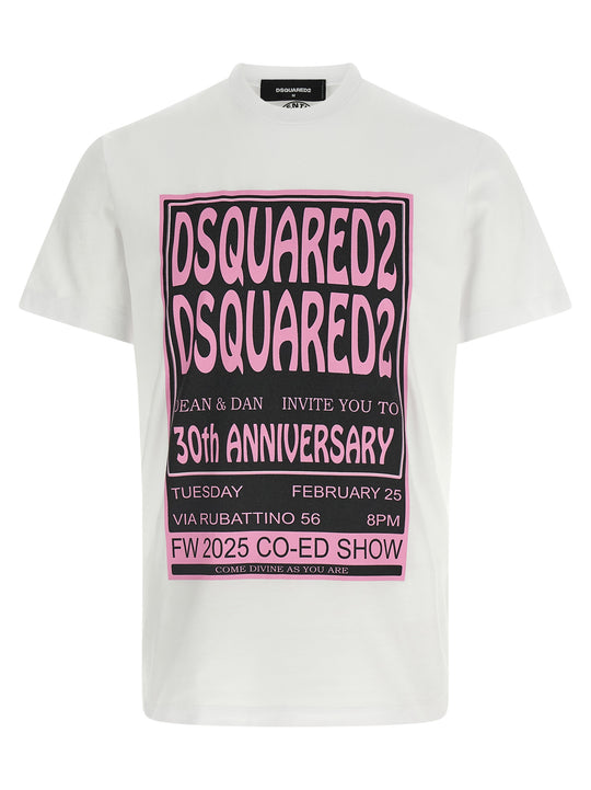 Dsquared2 Fashion Show T Shirt Bianco