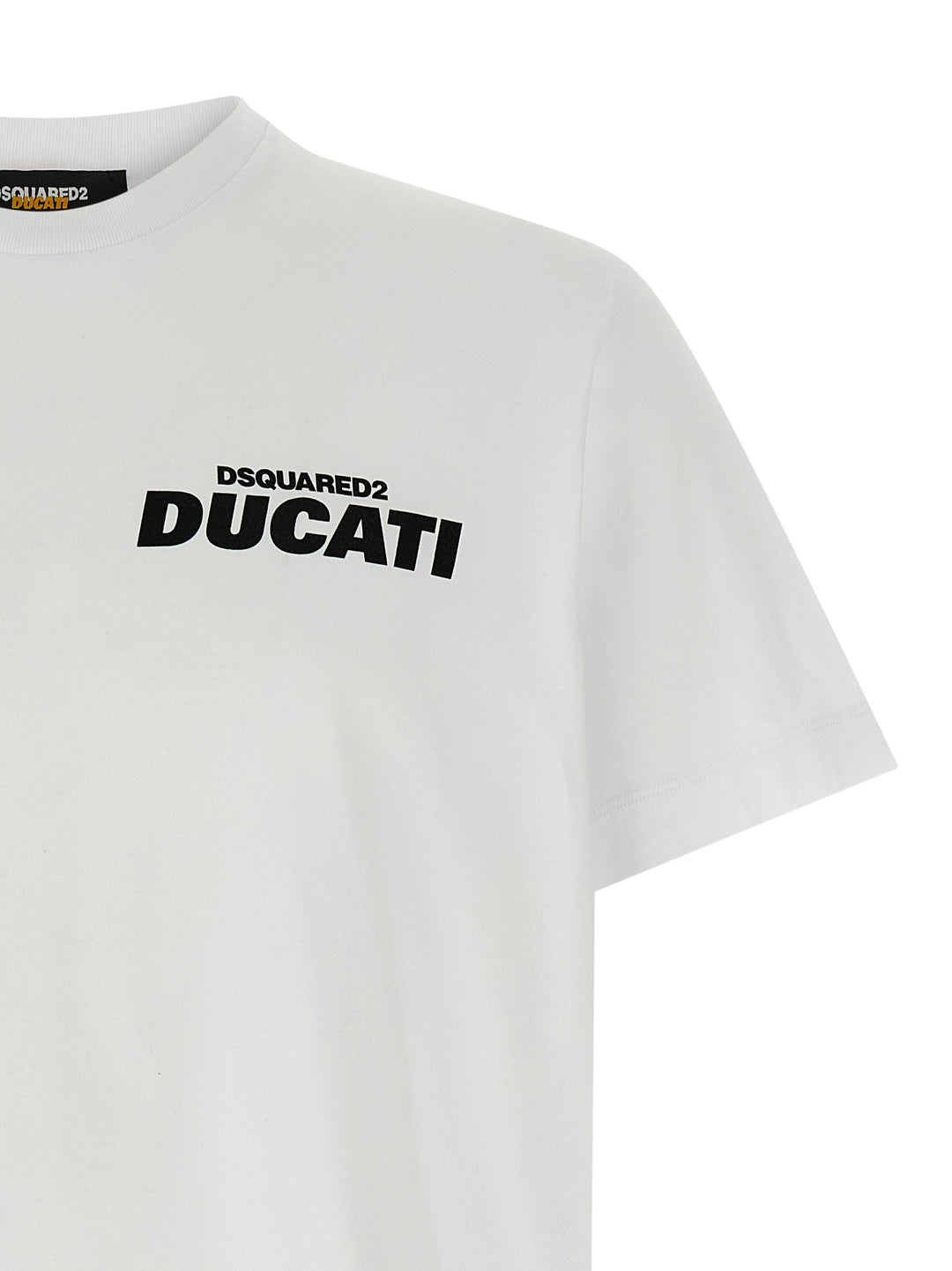 Dsquared2 Capsule Dsquared2 X Ducati T shirt - Bianco/Nero | 3a2cf2c503b02a3a5f88477f270017f9be8ed238
