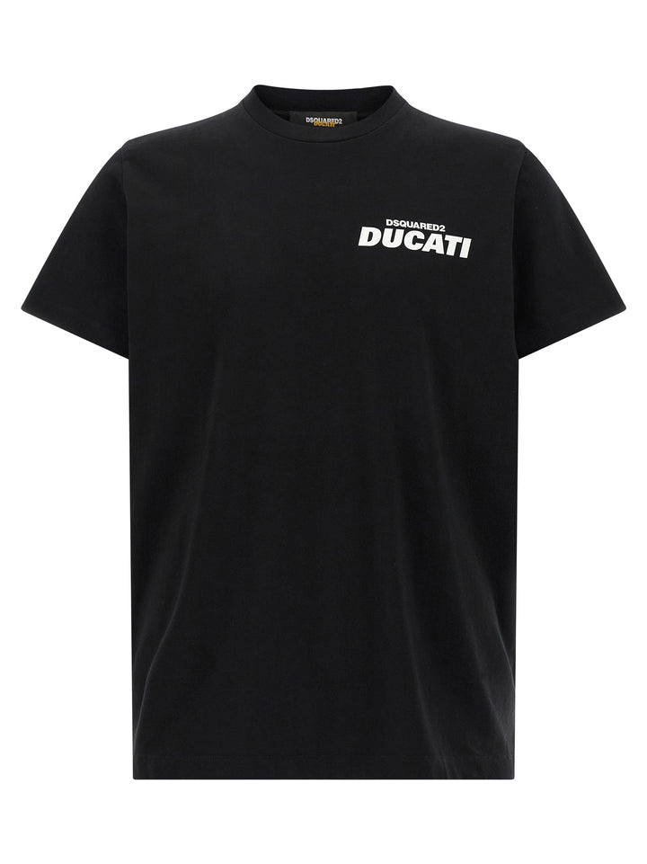 Dsquared2 Capsule Dsquared2 X Ducati T shirt - Bianco/Nero | 25f9e15e83576861f42b1dfa91f3b2ac8401357c
