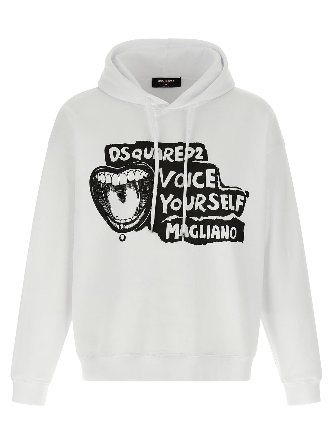 Dsquared2 Magliano X Dsquared2 Capsule Hoodie Felpe - Bianco/Nero | f75d74eaca36609757851ede2615edf68e1783e0