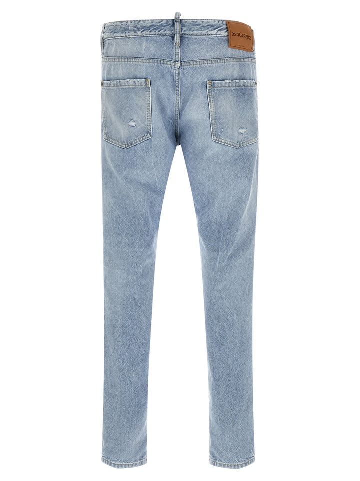 Dsquared2 Teddy Jeans - Celeste | d95b134ea05512396400a5c38fa4f09b9c8bbd90