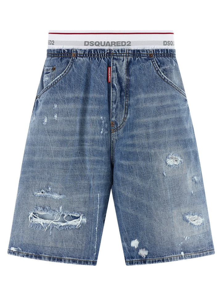 Dsquared2 Surfer Bermuda e Short - Blu | 01a70a7fcfdb339d2a123606f228074ea6cfeea2