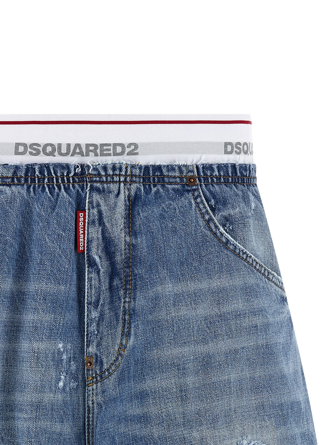 Dsquared2 Surfer Bermuda e Short - Blu | 032e9bfa7052dc6329d767f6fe16b9e0c9c3539d