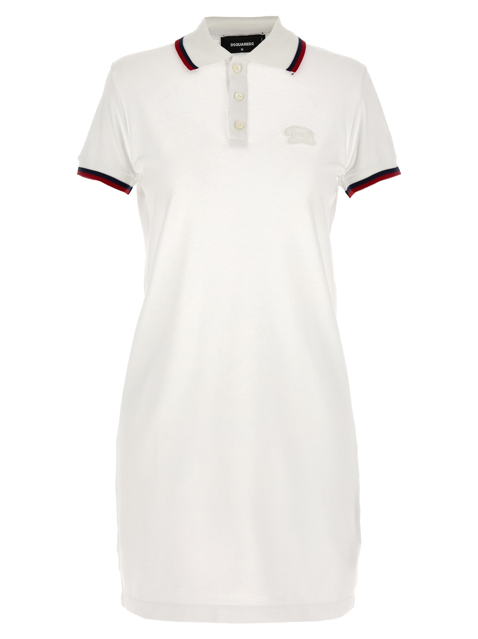 Dsquared2 Maxi Cut Out Polo Dress Abiti - Bianco | 161e205b6798e4800ffce513b65ea4b6ee5e5441