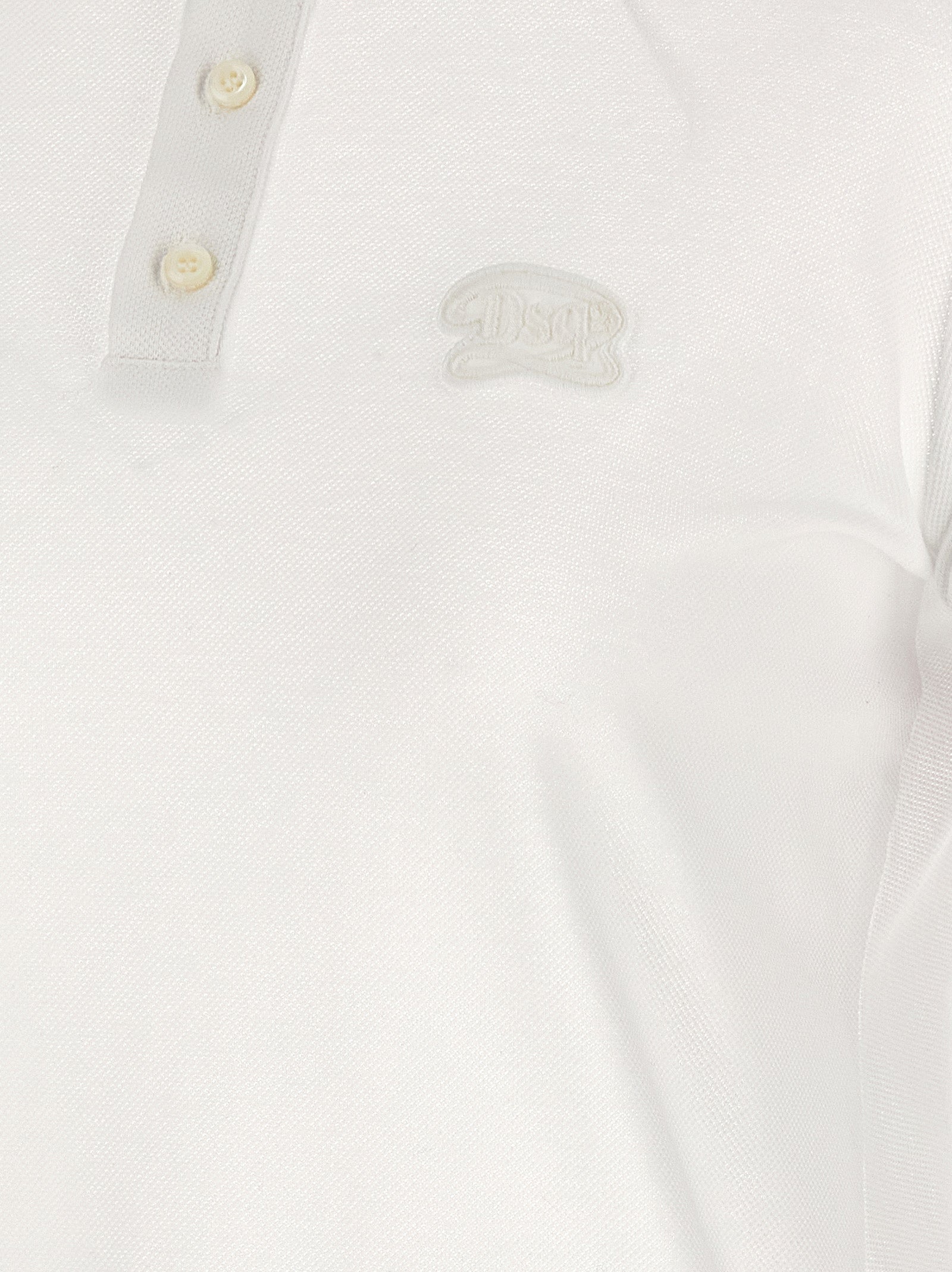 Dsquared2 Maxi Cut Out Polo Dress Abiti - Bianco | 513e33e54f1f18acab6d39ba58c48e59fd6d738b