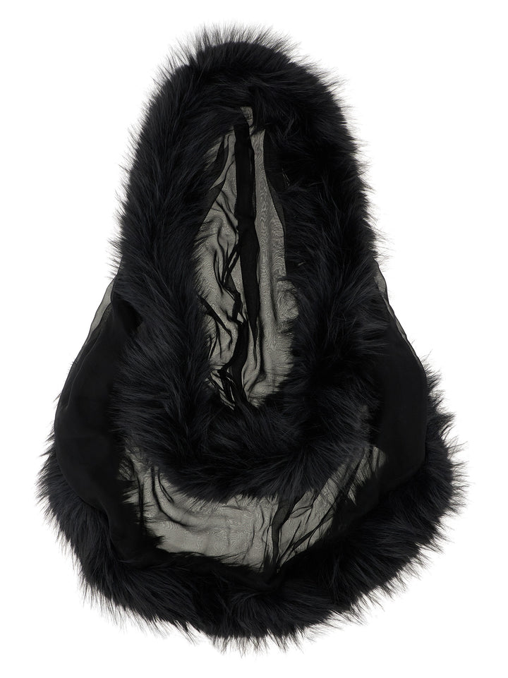 Dsquared2 Hooded Collar Sciarpe - Nero | a91cd61cf5496646db8dce822f276f45e670d105