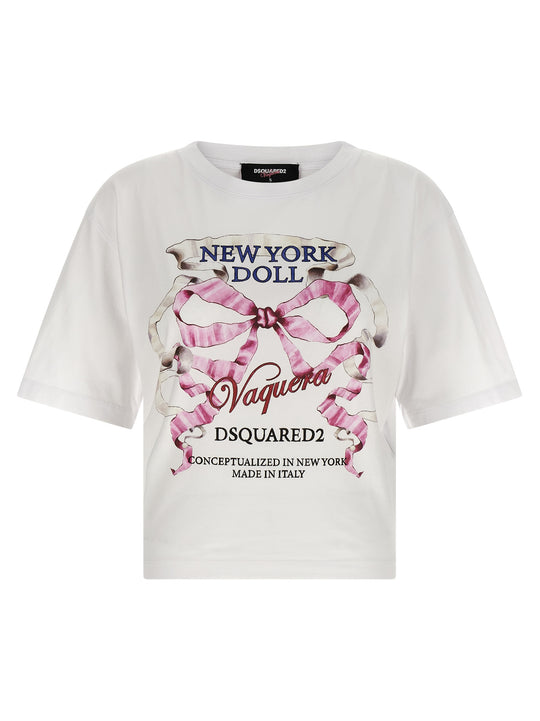 Capsule Vaquera X Dsquared2 T Shirt Bianco