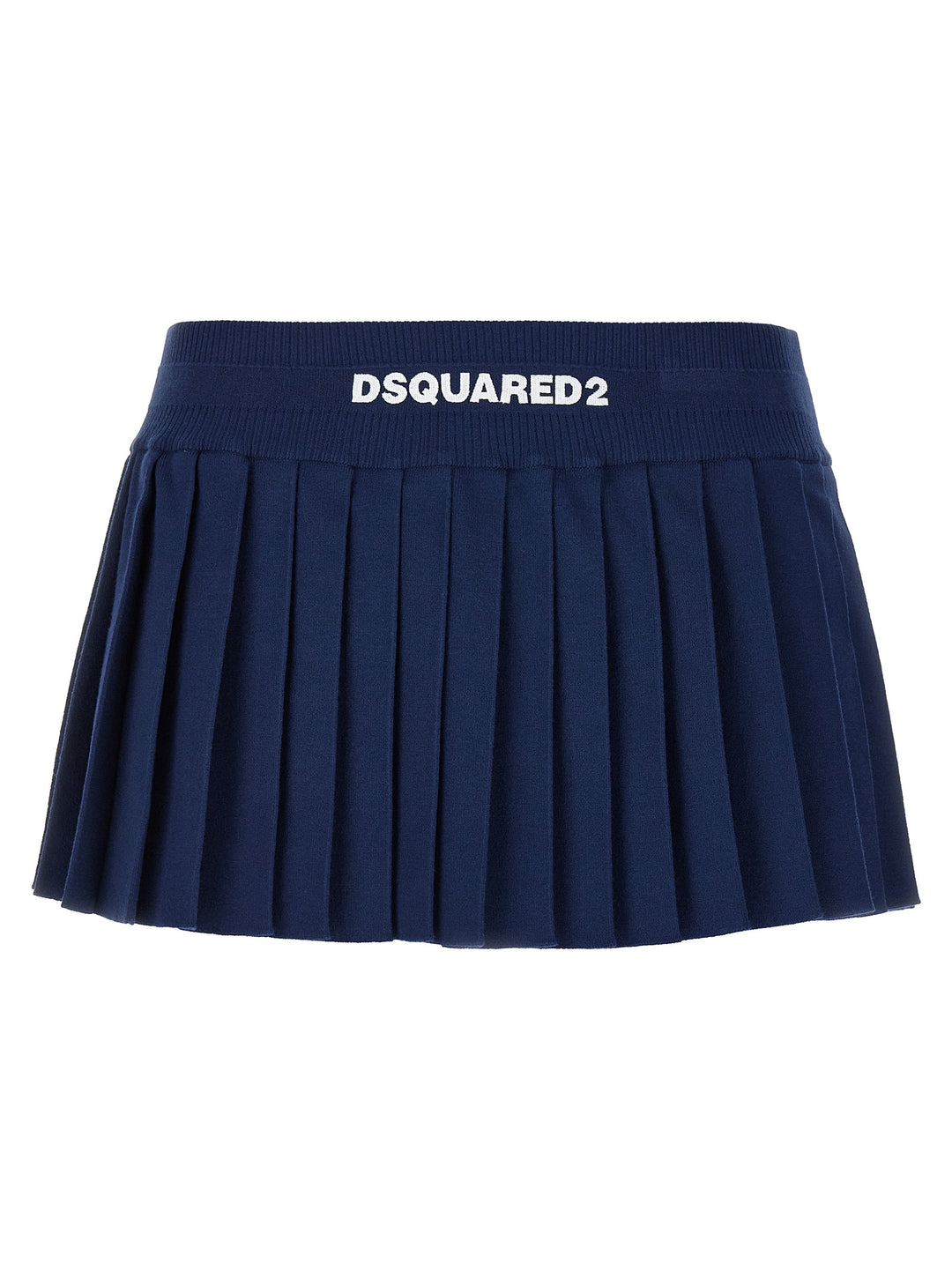 Mini Pleated Skirt Gonne Blu