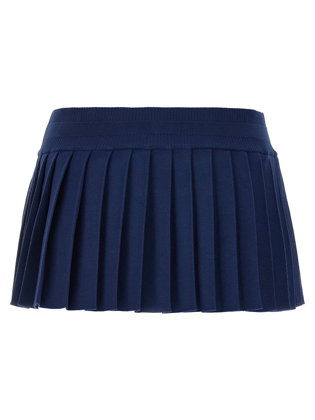 Mini Pleated Skirt Gonne Blu