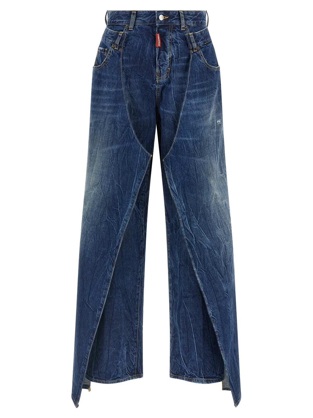Dsquared2 Double Wrap Jeans - Blu | 1783e0ae2fae45e6c30d1d4764c07ad35f55d920