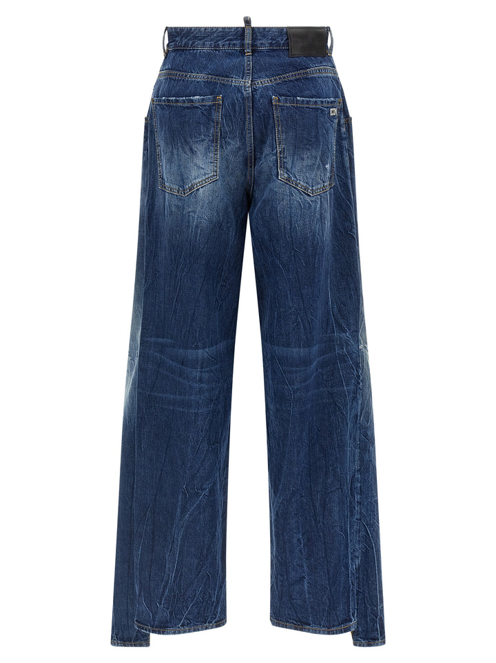 Dsquared2 Double Wrap Jeans - Blu | 27db724b4a2f1e79e358210867031922e2dc05c0