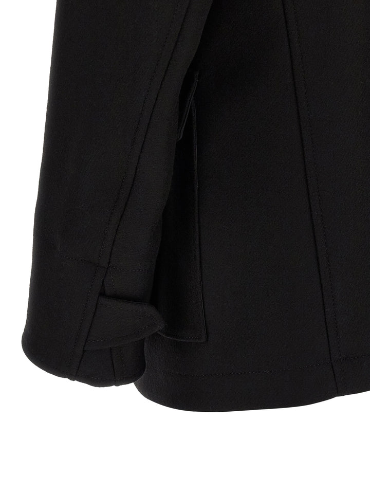 Dsquared2 Double-Breasted Coat Trench e Impermeabili - Nero | 9b839afe82c494fd210508cdc19df773aec016f1