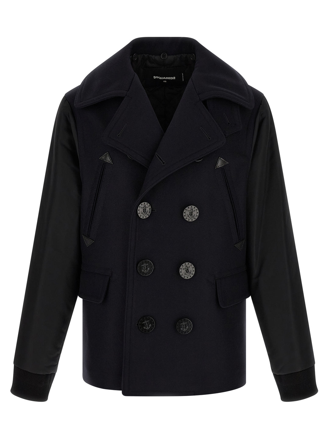 Dsquared2 Hybrid Peacoat Trench e Impermeabili - Blu | 084fbf3e6410372416ab735e6af502b873385a56