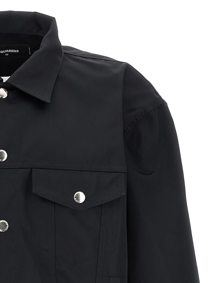 Dsquared2 Ever Jean D2 Puffer Jackets - Nero | 50688b4b3de521ea5950e7840ea2a8be43bb5985