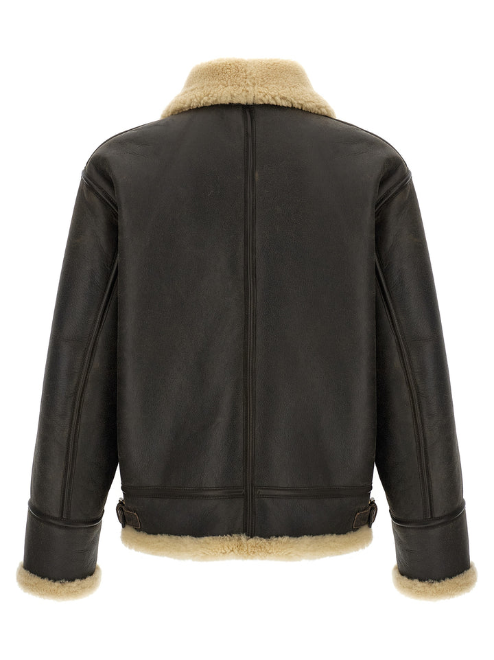Dsquared2 Aviator Puffer Jackets - Marrone | 50ed2665fffb31e6c1ec124b54f763d994cb1541