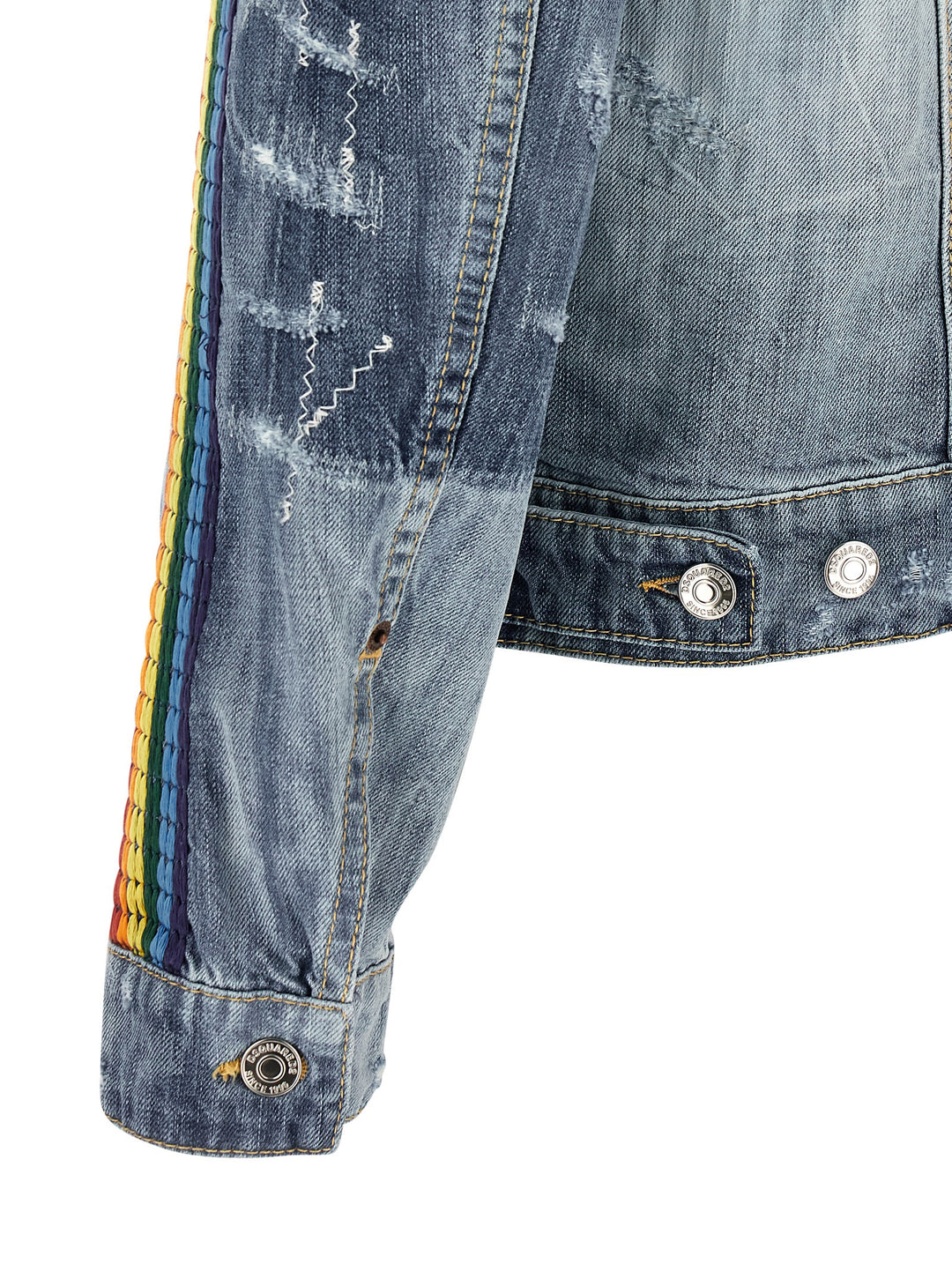 Dsquared2 La Jean Puffer Jackets - Blu | 9ffb9b5eeac75f246d2f2e86a0bcd1ee0b513920