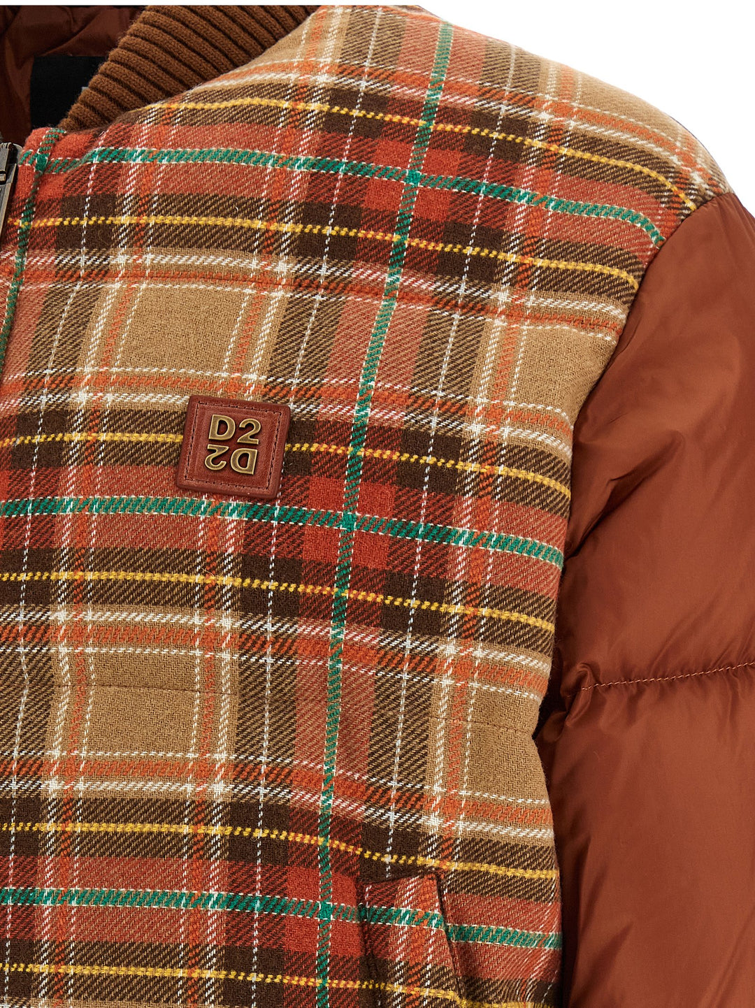 Dsquared2 D2 Upside Down Puffer Jackets - Marrone | e03c40113bdea98f5dd3044fd21dffb80f95676f