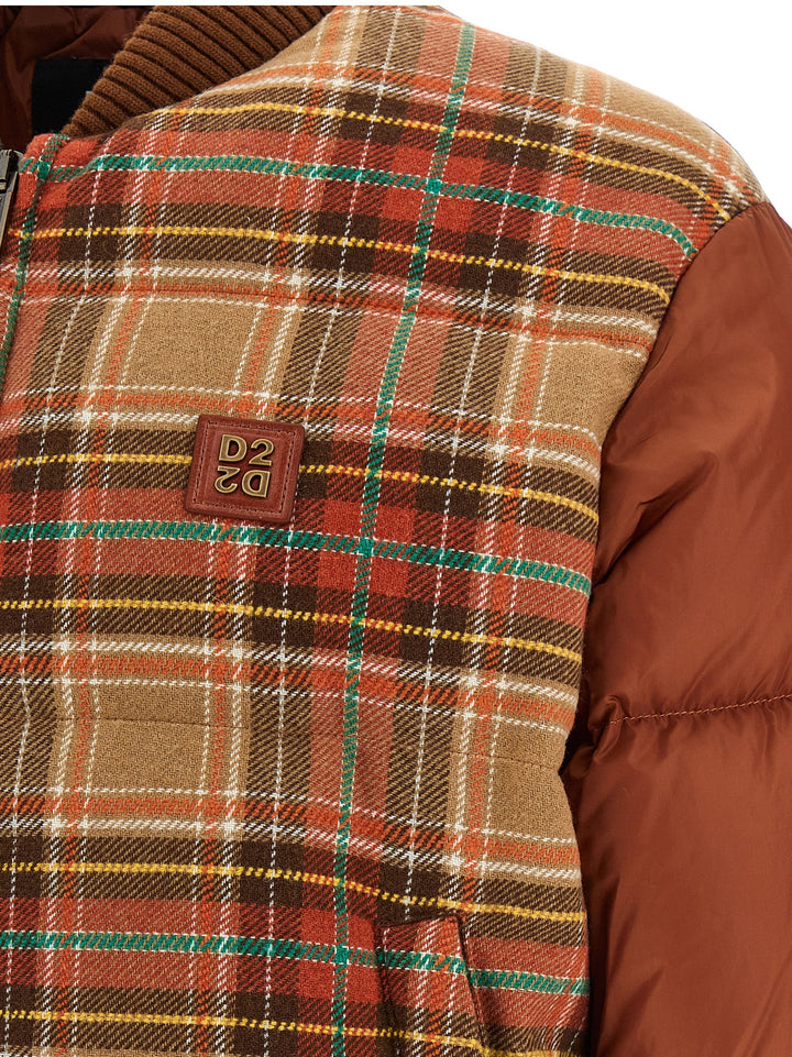 Dsquared2 D2 Upside Down Puffer Jackets - Marrone | e03c40113bdea98f5dd3044fd21dffb80f95676f