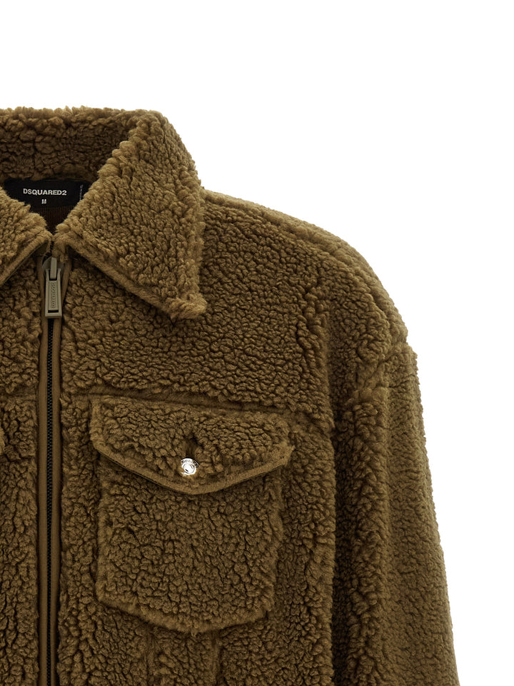 Dsquared2 Teddy Puffer Jackets - Marrone | 1a7df4044475716f51a60775bc183c89b8e03b0e