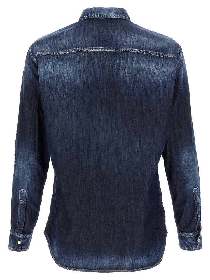 Dsquared2 Relax Dan Camicie - Blu | cc6964ba8964adb398da0f7e631c8a09ba8378ee