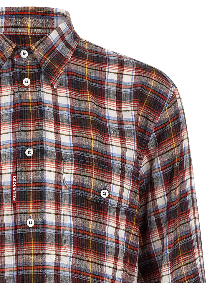 Dsquared2 Canadian Vintage Camicie - Rosso | 8ea93e10c1b2674a7e49dc020d32455b410a5bdf