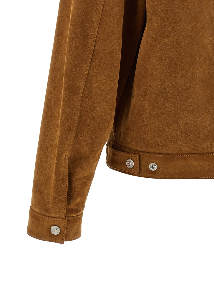 Dsquared2 Suede Boxy Shirt Puffer Jackets - Beige | 3b8b318e2ebb3c0eef1b2d219ed5f271d991227b