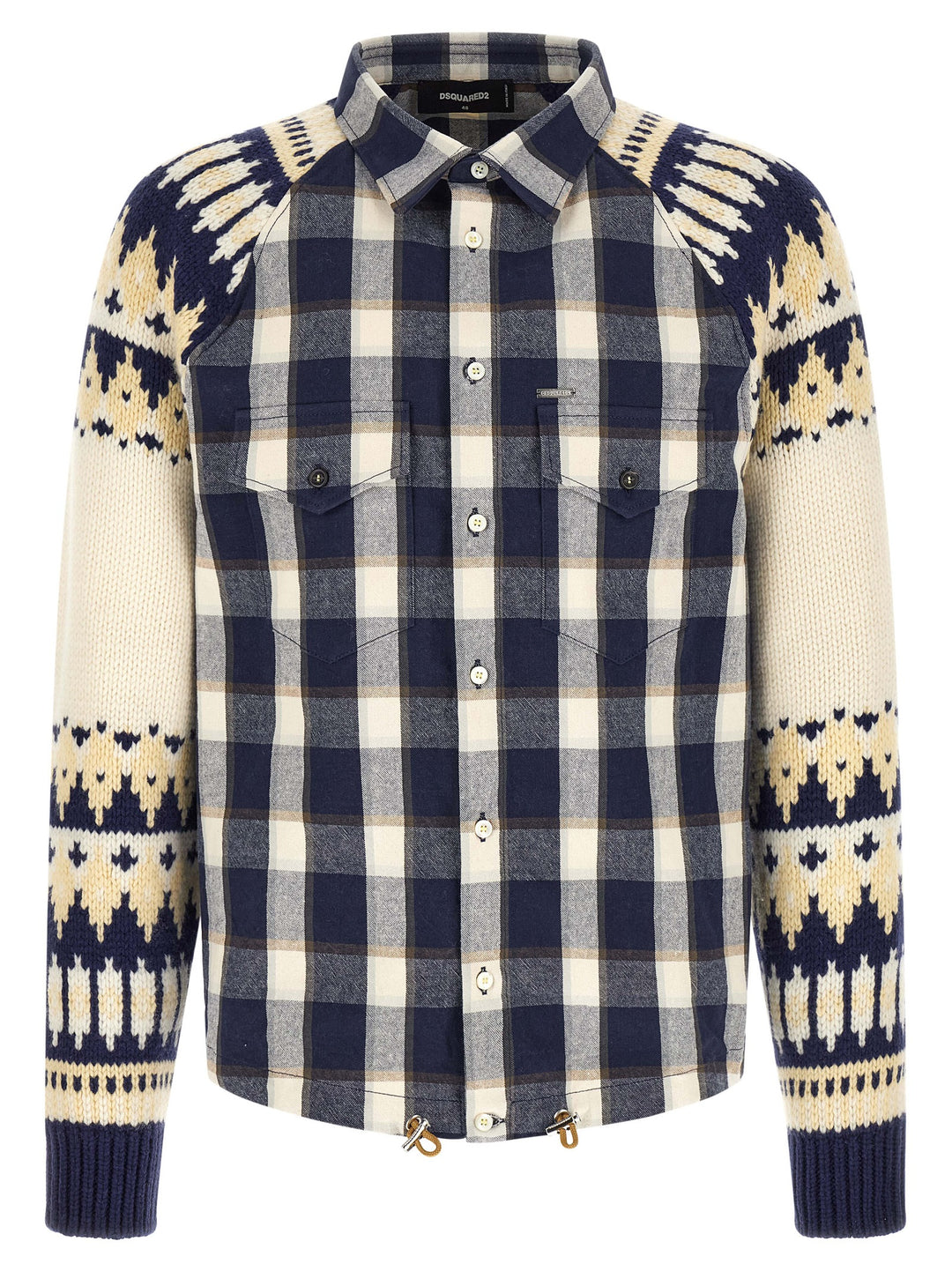 Dsquared2 Classic Check Drawstring Camicie - Multicolor | f25106c5753caab278f1f7959de1946bffc4b25b