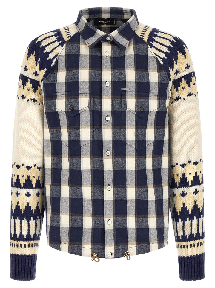 Dsquared2 Classic Check Drawstring Camicie - Multicolor | f25106c5753caab278f1f7959de1946bffc4b25b